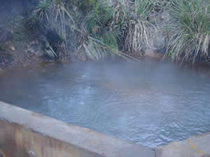 Huancahuas hot spring 